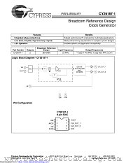 CY26187-1 datasheet pdf Cypress