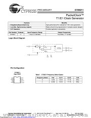 CY26211 datasheet pdf Cypress