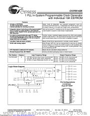 CY27EE16 datasheet pdf Cypress