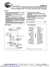 CY28317 datasheet pdf Cypress