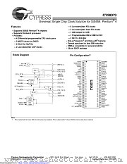 CY28373 datasheet pdf Cypress