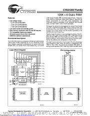 CY62128V datasheet pdf Cypress