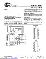 CY62148B datasheet pdf Cypress