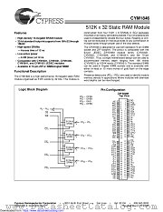 CYM1846P datasheet pdf Cypress