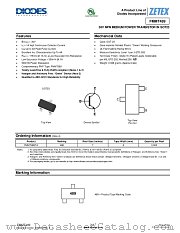 FMMT489 datasheet pdf Diodes