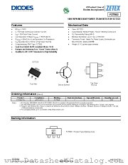 FZT853 datasheet pdf Diodes