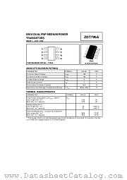 ZDT795A datasheet pdf Diodes