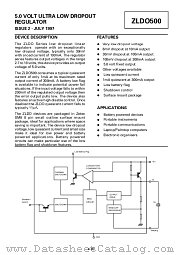 ZLDO500 datasheet pdf Diodes