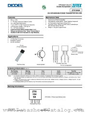 ZTX1049A datasheet pdf Diodes