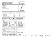 ZVP4424A datasheet pdf Diodes