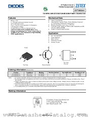 ZXT1053AK datasheet pdf Diodes