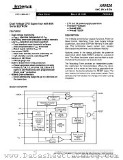 X40626 datasheet pdf Intersil