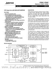 X5643 datasheet pdf Intersil