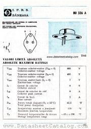 BU326A datasheet pdf IPRS Baneasa