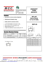 AZ23C6V8 datasheet pdf Micro Commercial Components