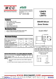 LS4703 datasheet pdf Micro Commercial Components