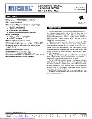 SY100EP15V datasheet pdf Microchip