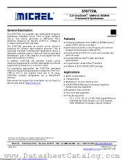 SY87729L datasheet pdf Microchip