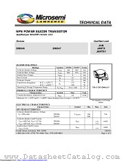 2N6547 datasheet pdf Microsemi