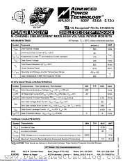 APL501J datasheet pdf Microsemi