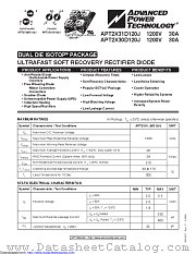 APT2X30D120J datasheet pdf Microsemi