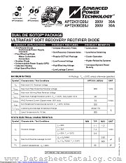 APT2X30D20J datasheet pdf Microsemi