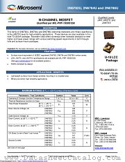 JANTX2N6784U datasheet pdf Microsemi