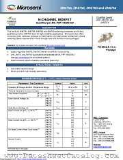 JANTXV2N6756 datasheet pdf Microsemi