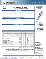 JANTXV2N6790 datasheet pdf Microsemi