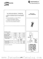 2N5794 datasheet pdf Motorola