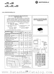 4N30 datasheet pdf Motorola