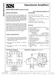 LM124D datasheet pdf National Semiconductor