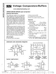 LM139D datasheet pdf National Semiconductor