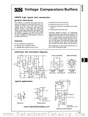 LM319D datasheet pdf National Semiconductor