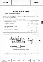 BA182 datasheet pdf Philips