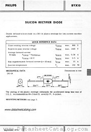 BYX10 datasheet pdf Philips