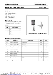 BUH515D datasheet pdf Savantic