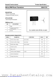 2SA1215 datasheet pdf Savantic