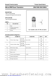 2SA1386A datasheet pdf Savantic