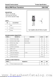 2SA1598 datasheet pdf Savantic