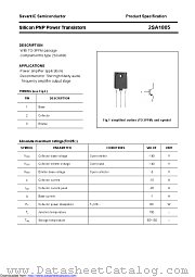 2SA1805 datasheet pdf Savantic