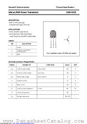 2SA1939 datasheet pdf Savantic