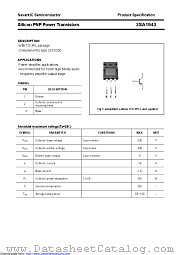 2SA1943 datasheet pdf Savantic