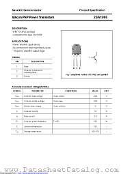 2SA1986 datasheet pdf Savantic