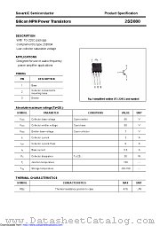 2SD880 datasheet pdf Savantic