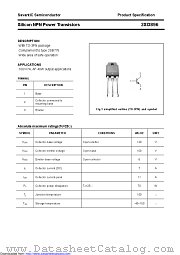 2SD896 datasheet pdf Savantic