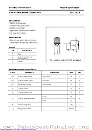 2SD1229 datasheet pdf Savantic