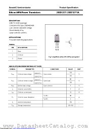 2SD1271 datasheet pdf Savantic