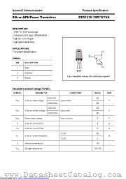 2SD1276 datasheet pdf Savantic