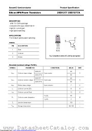 2SD1277 datasheet pdf Savantic